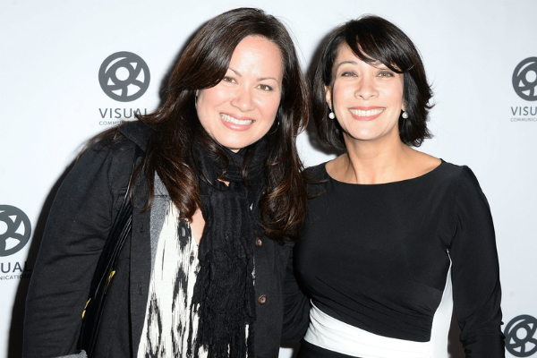 Bruce Lee's daughter, Shannon Lee, with Diana Lee Inosanto at the Celebrating Bruce Lee event on 15 November 2015 in Los Angeles.